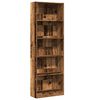 vidaXL bogreol 60x24x176 cm konstrueret tr&aelig; antikt tr&aelig;
