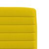 vidaXL spisebordsstole 6 stk. fl&oslash;jl gul