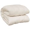 vidaXL tyngdet&aelig;ppe 220x230 cm 11 kg stof lys cremefarve