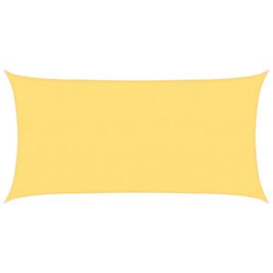 vidaXL Solsejl HDPE rektangul&aelig;r 2x4 m beige