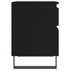 vidaXL sengeborde 2 stk. 40x35x50 cm konstrueret tr&aelig; sort