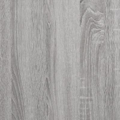vidaXL sengebord 40x35x50 cm konstrueret træ grå sonoma-eg