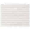 vidaXL plantekasse 60x60x45,5 cm massivt fyrretr&aelig; hvid