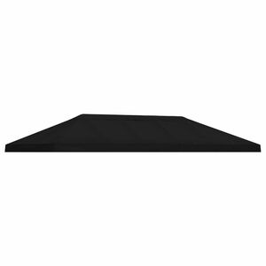 vidaXL Gazebo Klap Cover 6 x 3 m Sort Polyester 190