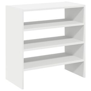 vidaXL skostativer stabelbare 2 stk. 60x30x30,5 cm hvid