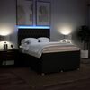 vidaXL kontinentalseng med madras 160x200 cm stof sort