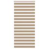 vidaXL zebragardin sandbrun 105x200 cm stofbredde 100,9 cm polyester