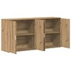 vidaXL Sideboard 2 pcs Artisan Egetr&aelig; 79 x 38 x 80 cm Konstrueret tr&aelig;
