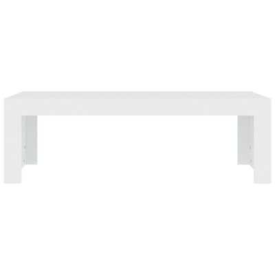 vidaXL sofabord 110x50x35 cm spånplade hvid