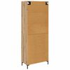 vidaXL Highboard med skuffe 2 pcs Artisan Egetr&aelig; Konstrueret tr&aelig;