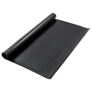 vidaXL Gulvm&aring;tte Sort 1,2 x 2 m Gummi