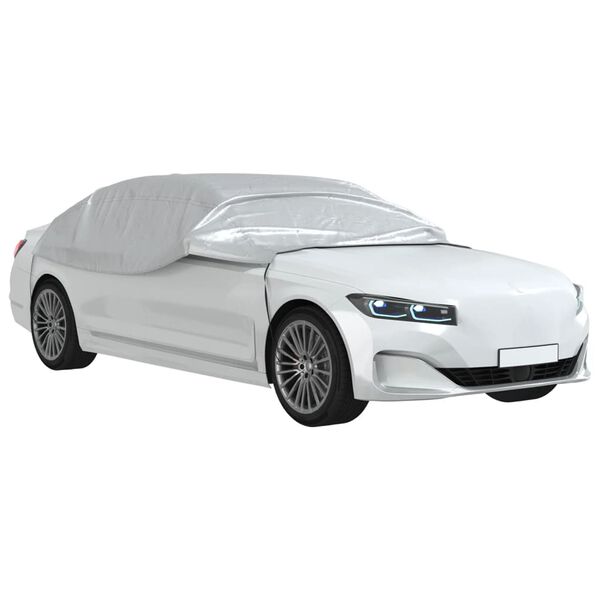 vidaXL halvt bilovertr&aelig;k med kroge str. L s&oslash;lv