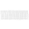 vidaXL Lace Gardin Hvid 100 x 500 cm Polyester