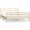 vidaXL sengeramme 180x200 cm massivt fyrretr&aelig;
