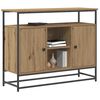 vidaXL Sideboard Artisan Egetr&aelig; 100 x 35 x 80 cm Konstrueret tr&aelig;
