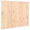 vidaXL sengegavl 140x3x110 cm massivt fyrretr&aelig;