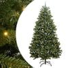 vidaXL Kunstigt juletr&aelig; med 300 LED'er Gr&oslash;n 300 cm PVC og metal