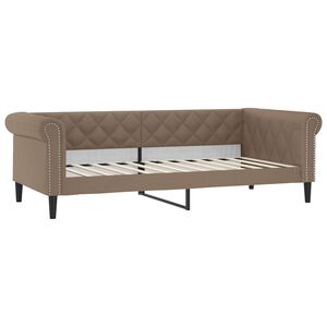 vidaXL daybed 80x200 cm kunstl&aelig;der cappuccinofarvet