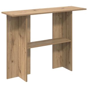 vidaXL Konsolbord Artisan-eg 100 x 30 x 75 cm Konstrueret tr&aelig;