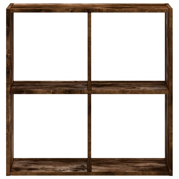 vidaXL skab 68,5x32x68,5 cm konstrueret træ røget egetræ