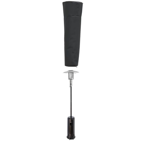 vidaXL overtræk til terrassevarmer 86x47x241 cm 420D Oxfordstof sort