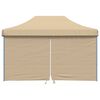 vidaXL Party Tent Beige 292 x 440 x 315 cm Oxford stof