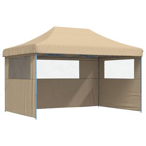 vidaXL Party Tent Beige 292 x 440 x 315 cm Oxford stof