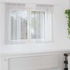 vidaXL Voile Gardin med gardiner 2 pcs Lysegr&aring; 140 x 140 cm Polyester
