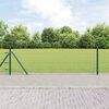 vidaXL Hegnsp&aelig;l Gr&oslash;n 50 x 0,4 m (25 mm net) St&aring;l og PVC