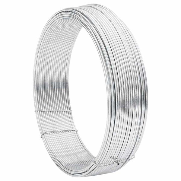 vidaXL Tremmebindingswire Sølv 80 m Stål