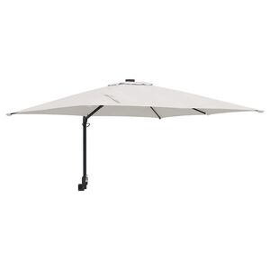 vidaXL Havesol Sandfarvet 248,5 x 247,5 x 160 cm Polyester og St&aring;l