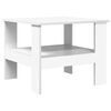 vidaXL Sofabord Hvid 57 x 55 x 45 cm Konstrueret tr&aelig;