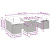 vidaXL sofas&aelig;t til haven 8 dele med hynder polyrattan beige