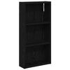 vidaXL Badev&aelig;relsesv&aelig;gskab Sort Eg 30 x 10 x 60,5 cm Konstrueret tr&aelig;