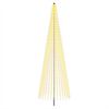vidaXL LED juletr&aelig; 485 cm 1632 LED'er Varm hvid Jern Sort