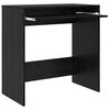 vidaXL Bord med skuffe Sort eg 77,5 x 43 x 79 cm Konstrueret træ