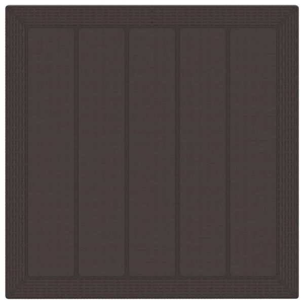 vidaXL Have Spisebordss&aelig;t 3 pcs Brun Polypropylen