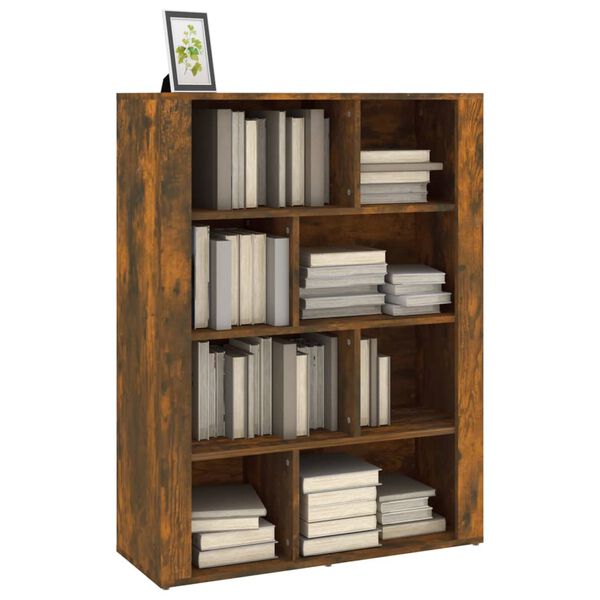 vidaXL sk&aelig;nk 80x30x106 cm konstrueret tr&aelig; r&oslash;get egetr&aelig;sfarve