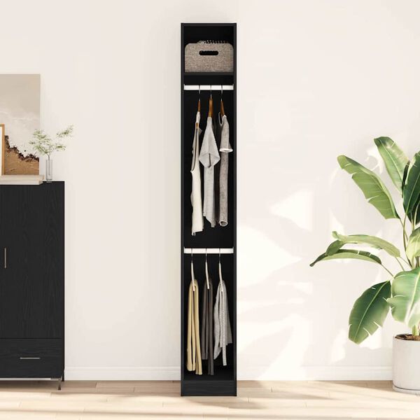 vidaXL Garderobeskab Gammelt tr&aelig; 30 x 50 x 200 cm Konstrueret tr&aelig;