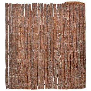 vidaXL Barkhegn Brun 100 x 600 cm Bark