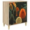 vidaXL Skuffeskab ZAANDAM Skovtryk 66 x 36,5 x 75 cm Konstrueret tr&aelig;