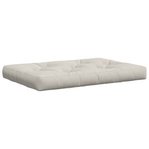vidaXL Palle s&aelig;de pude VIANEN 100% polyester Hvid 120 x 80 x 12 cm