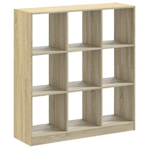 vidaXL bogreol 102x32x108 cm konstrueret tr&aelig; sonoma-eg