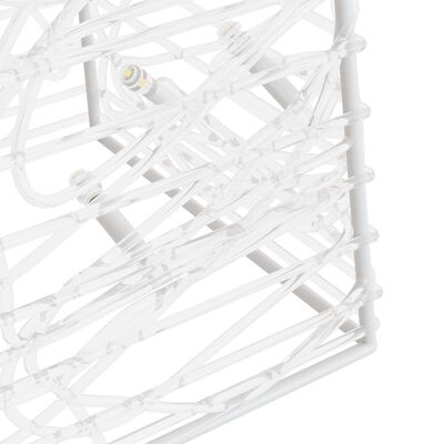 vidaXL dekorativt LED-lyskeglesæt 30/45/60 cm akryl kold hvid