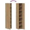 vidaXL Highboard 2 pcs Artisan Egetr&aelig; 30 x 42,5 x 185 cm