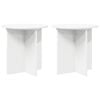 vidaXL Planteholder 2 pcs Hvid &Oslash;40 x 40 cm Konstrueret tr&aelig;