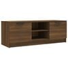 vidaXL tv-bord 102x35x36,5 cm konstrueret tr&aelig; egetr&aelig; brun