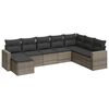 vidaXL sofas&aelig;t til haven 8 dele med hynder polyrattan gr&aring;