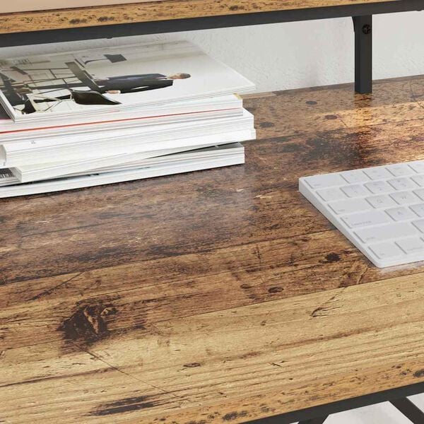 vidaXL Bord Gammelt tr&aelig; 80 x 50 x 90 cm Konstrueret tr&aelig;