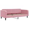 vidaXL daybed med madras 100x200 cm velour pink